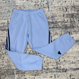 adidas Future Icon 3-Stripes Pants (Light Blue/Black)